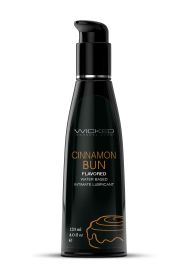 Aqua Cinnamon Bun Flavored Water Based Intimate Lubricant - 4 Fl. Oz.