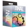 Anal Adventures Platinum Silicone 10 Anal  Beads Black