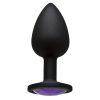 Booty Bling Silicone Plug Small-Purple