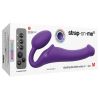 Strap On Me Vibrating Bendable Strap on-Purple M
