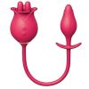 Clit-Tastic Tulip Finger Massager & Pleasure Plug-Red