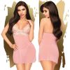 Penthouse Bedtime Story Baby Doll With Thong-PINK M/L-Boxed